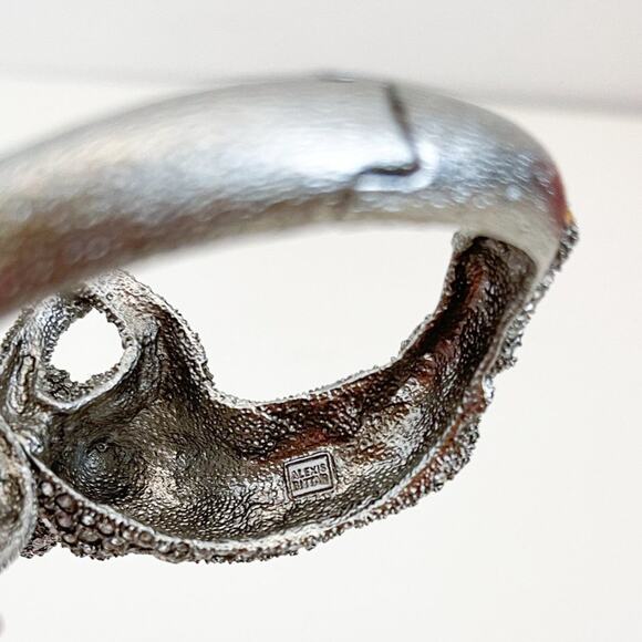 ALEXIS BITTAR Elements Moonlight Crystal Panther Bracelet Gunmetal - Picture 10 of 12